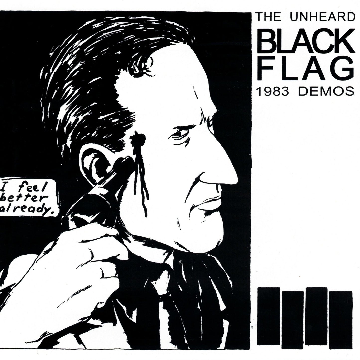 BLACK FLAG – The Unheard 1983 Demos 7" (white vinyl)