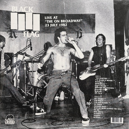 BLACK FLAG – Live At "The On Broadway" 1982 LP