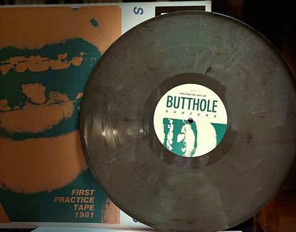 BUTTHOLE SURFERS – First Practice Tape 1981 LP (marbled color vinyl)