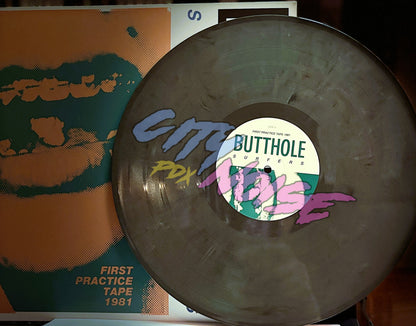 BUTTHOLE SURFERS – First Practice Tape 1981 LP (marbled color vinyl)