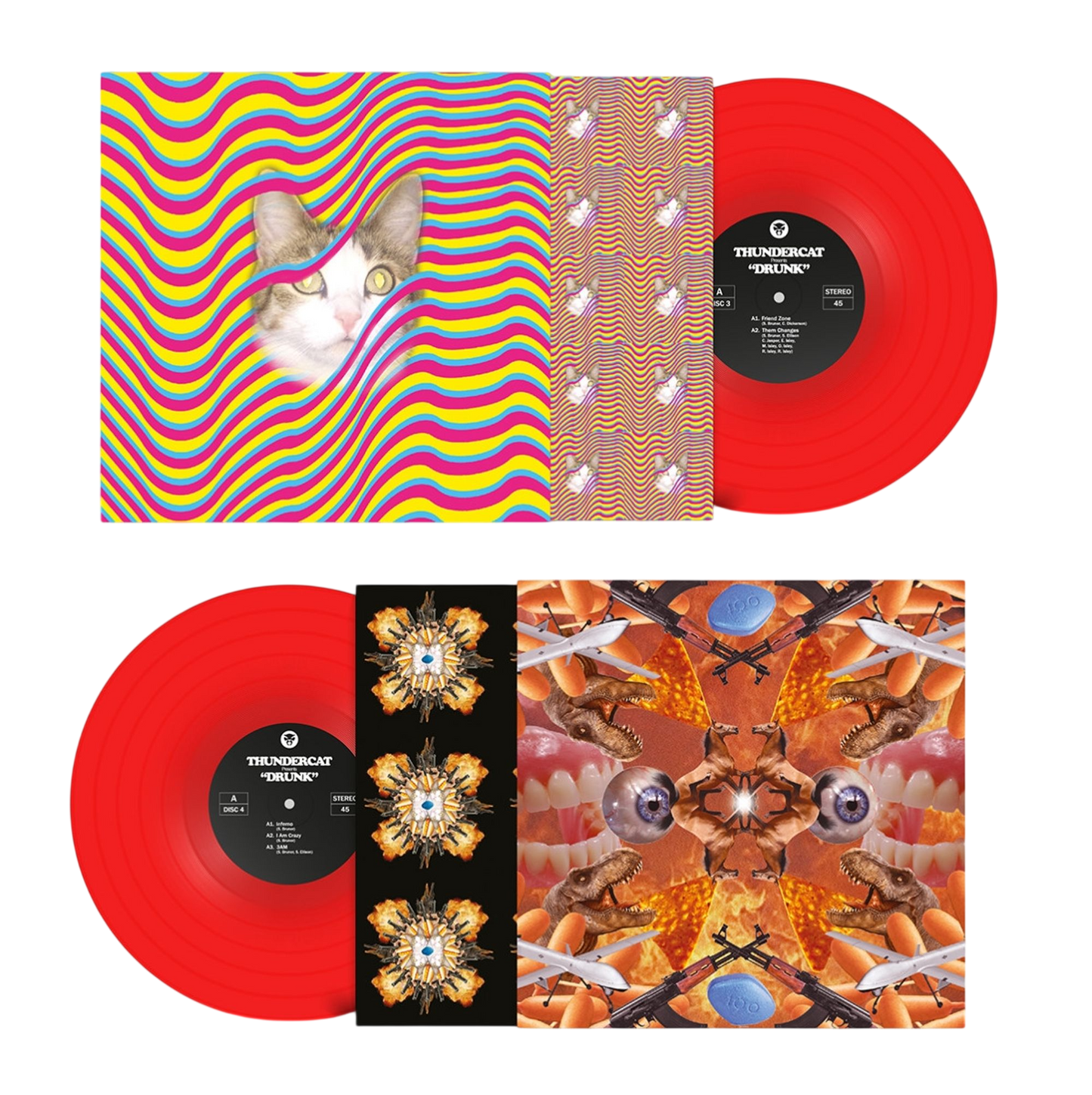 THUNDERCAT – Drunk 4x10" BOXSET (red vinyl)