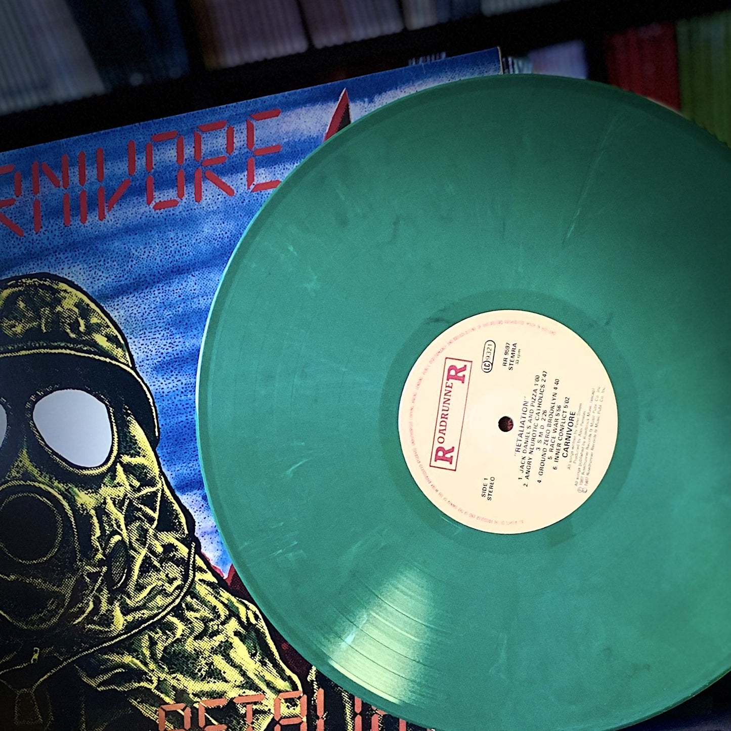 CARNIVORE – Retaliation LP (green marbled vinyl)