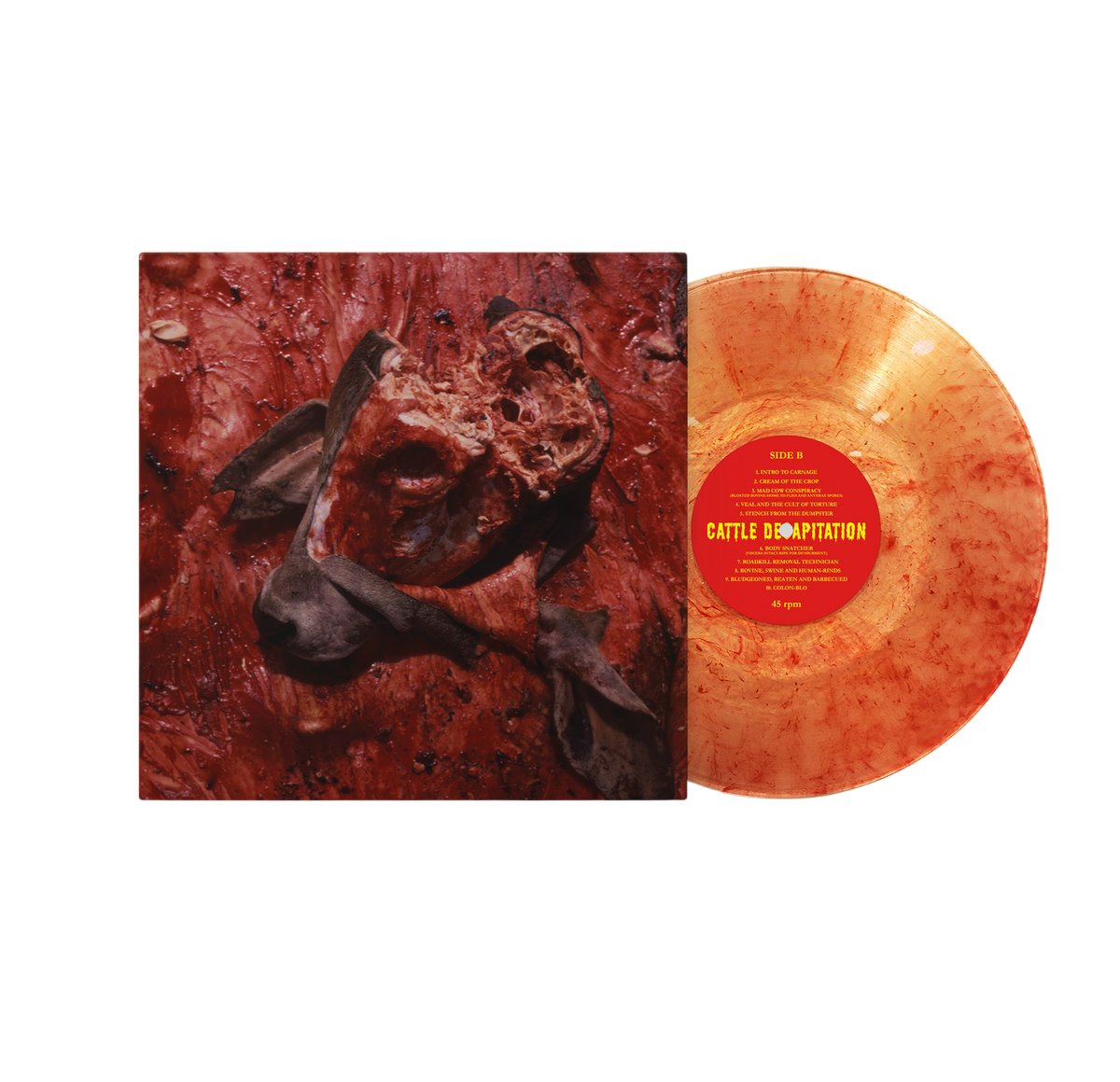 CATTLE DECAPITATION – Human Jerky LP ("Cult Of Torture" color vinyl)