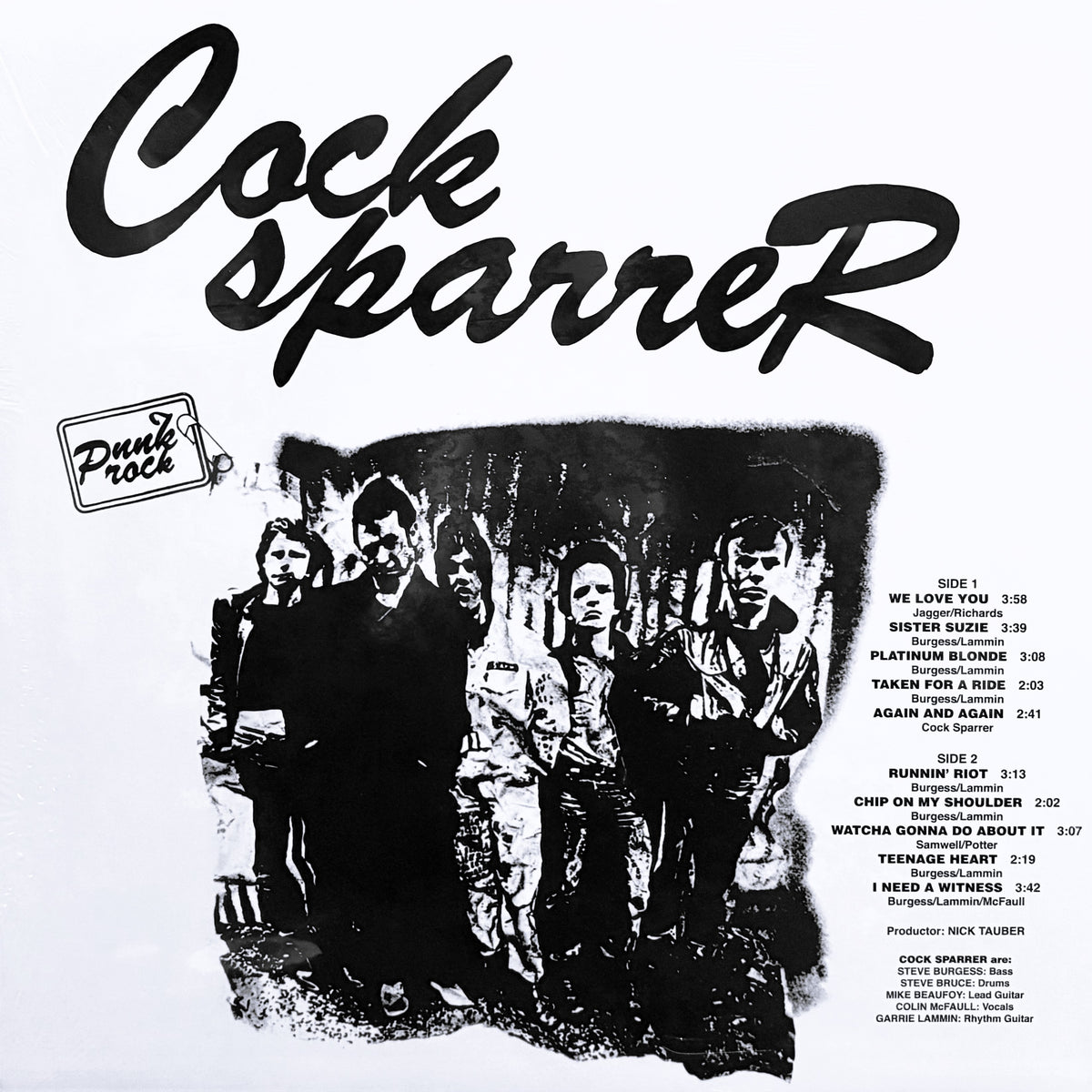 COCK SPARRER – S/T LP
