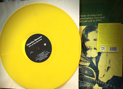 CHARLES MANSON - Live At San Quentin LP (yellow vinyl)