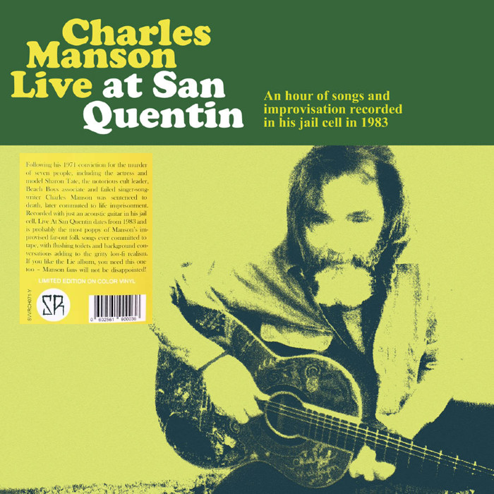 CHARLES MANSON - Live At San Quentin LP (yellow vinyl)