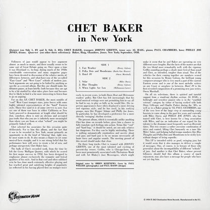 CHET BAKER – In New York LP (clear vinyl)