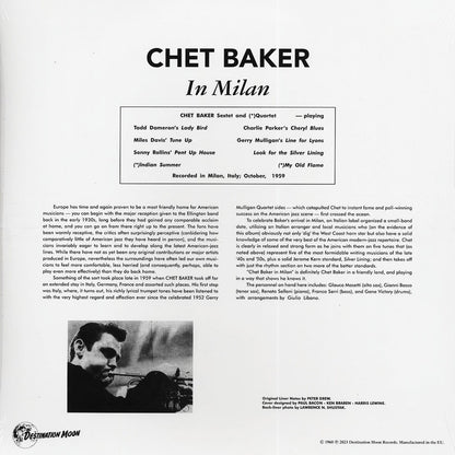 CHET BAKER – In Milan LP (clear vinyl)