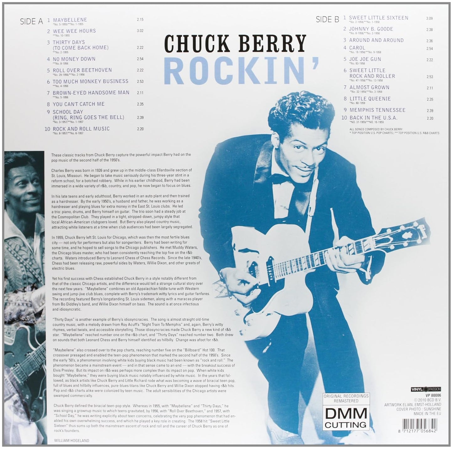 CHUCK BERRY – Rockin' • 20 Original Recordings LP
