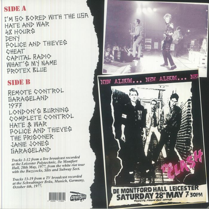 CLASH – In Love With The R’N’R World LP (white vinyl)