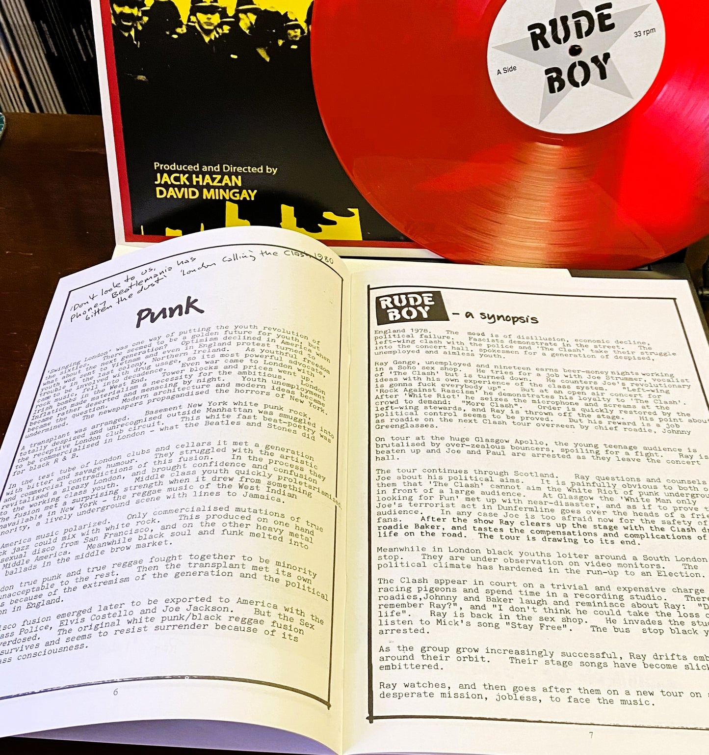 CLASH – Rude Boy OST LP (red vinyl)