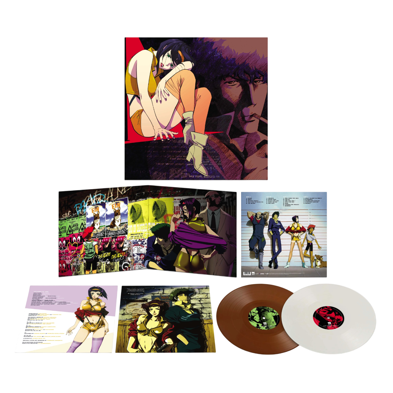 YOKO KANNO / SEATBELTS – Cowboy Bebop OST 2xLP (white/brown vinyl)