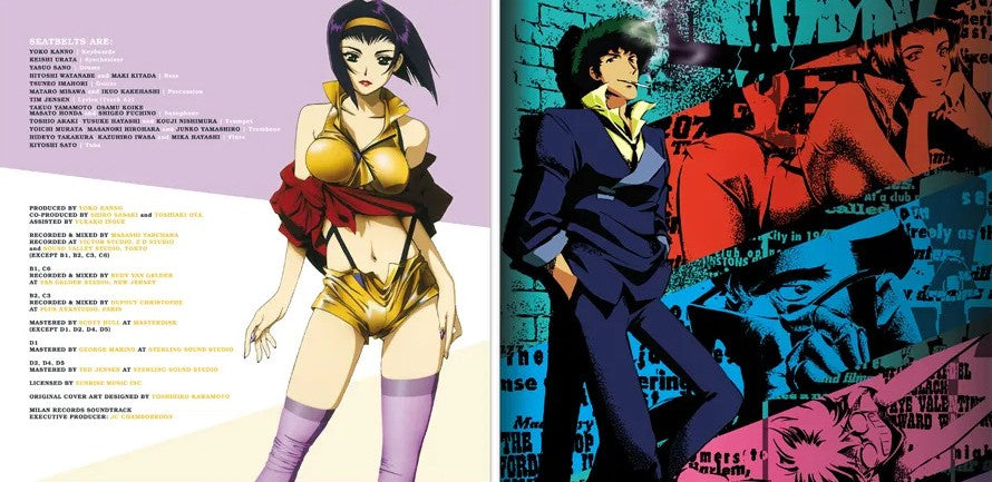 YOKO KANNO / SEATBELTS – Cowboy Bebop OST 2xLP (white/brown vinyl)