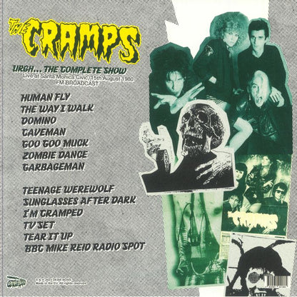 CRAMPS – Urgh... The Complete Show LP (yellow/green splatter vinyl)