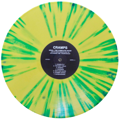 CRAMPS – Urgh... The Complete Show LP (yellow/green splatter vinyl)