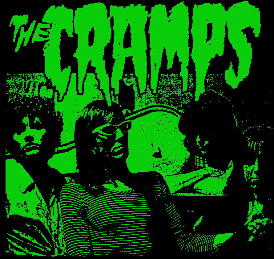 CRAMPS | Green Band Portrait Back Patch