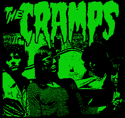 CRAMPS | Green Band Portrait BackPatch