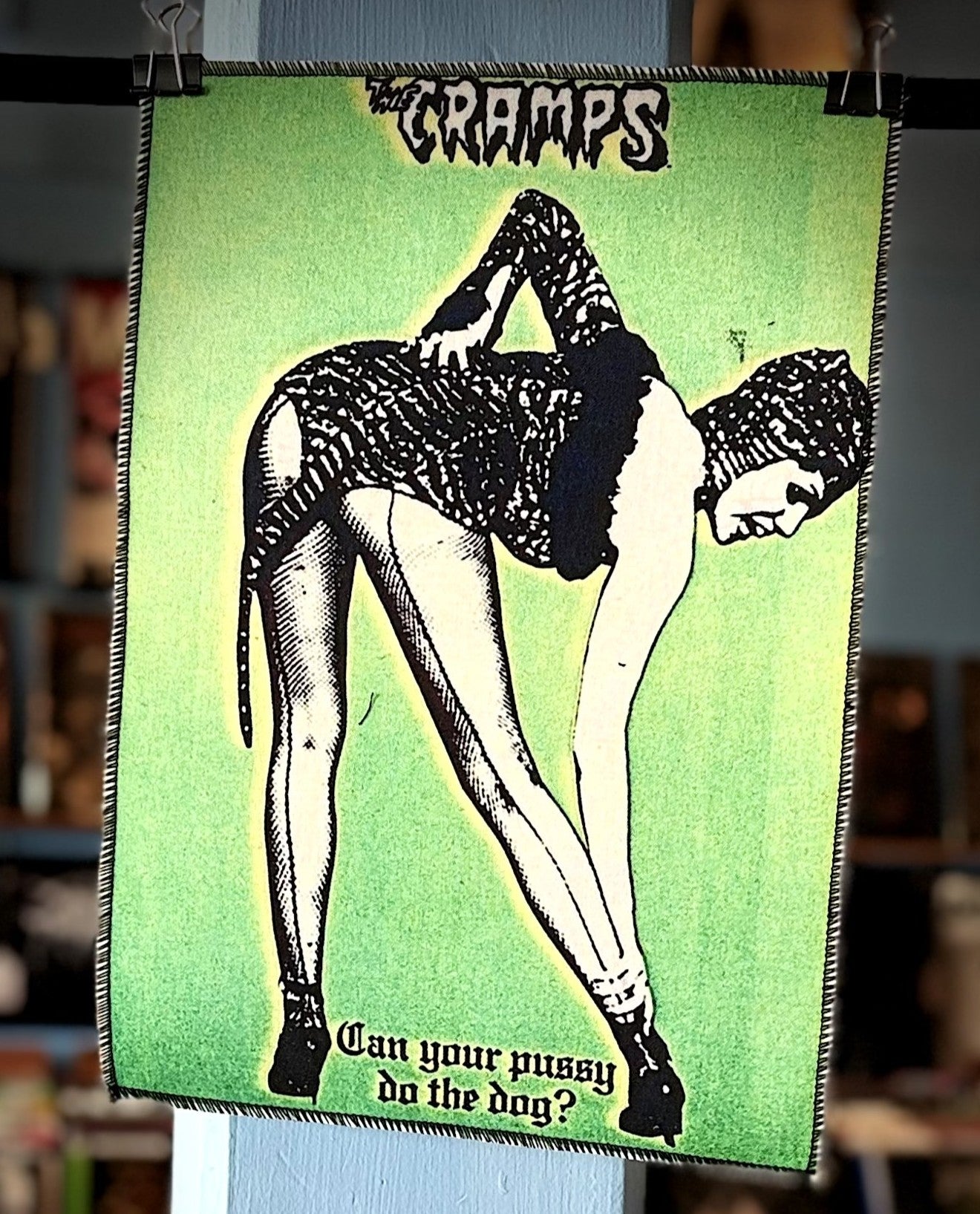 CRAMPS | Can Your Pussy Do the Dog? (green) BackPatch