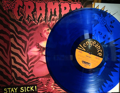 CRAMPS – Stay Sick! LP (blue translucent vinyl)