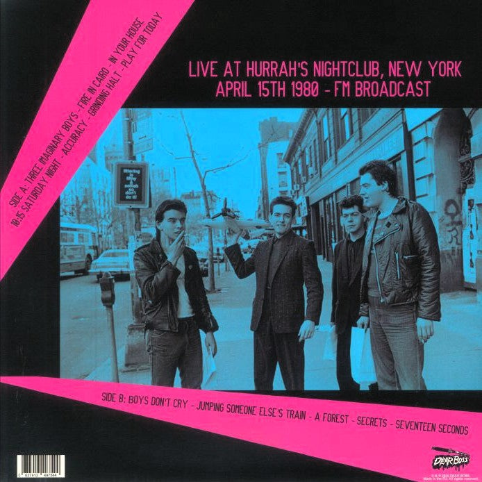 CURE – 36 West 62nd Street • Live At Hurrah's Nightclub NYC 1980 LP