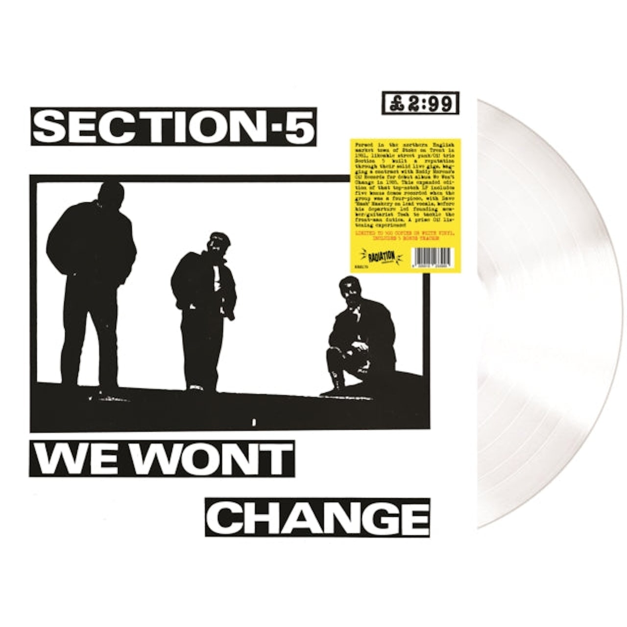 SECTION 5 – We Won't Change LP (white vinyl)