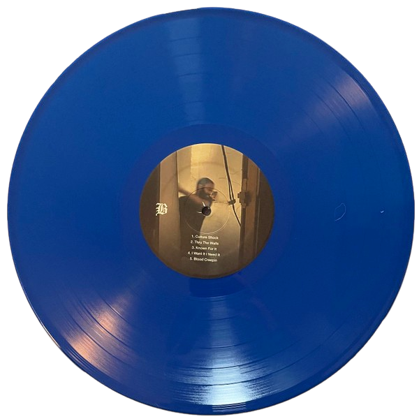 DEATH GRIPS – Black Google LP (blue vinyl)