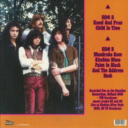 DEEP PURPLE – Amsterdamned • Live At The Paradiso 1969 LP (orange vinyl)