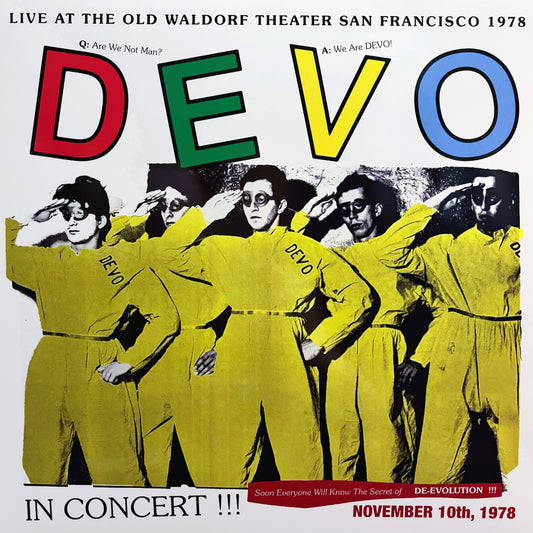 DEVO – Live At The Old Waldorf 1978 LP