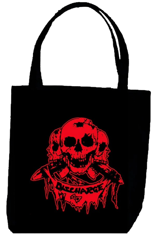 DISCHARGE | Skulls Tote Bag