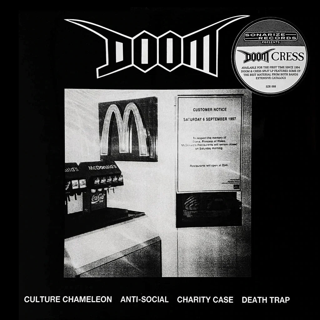 DOOM / CRESS – Split LP