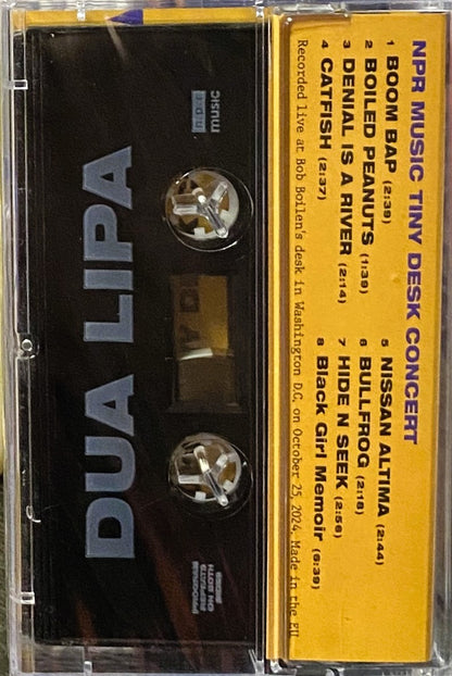 DUA LIPA –  NPR Tiny Desk Concert Cassette