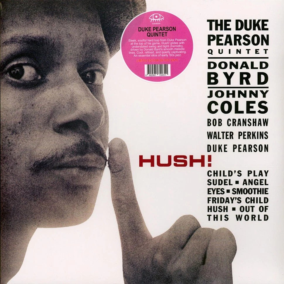 DUKE PEARSON QUINTET – Hush! LP (red vinyl)
