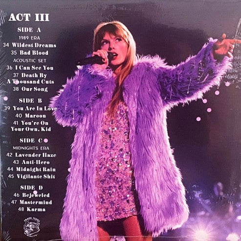 TAYLOR SWIFT – The Eras Tour (Taylor's Version) Act 3 2xLP (color vinyl)
