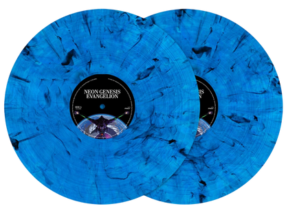 SHIRO SAGISU – Neon Genesis Evangelion OST 2xLP (smoky blue vinyl)