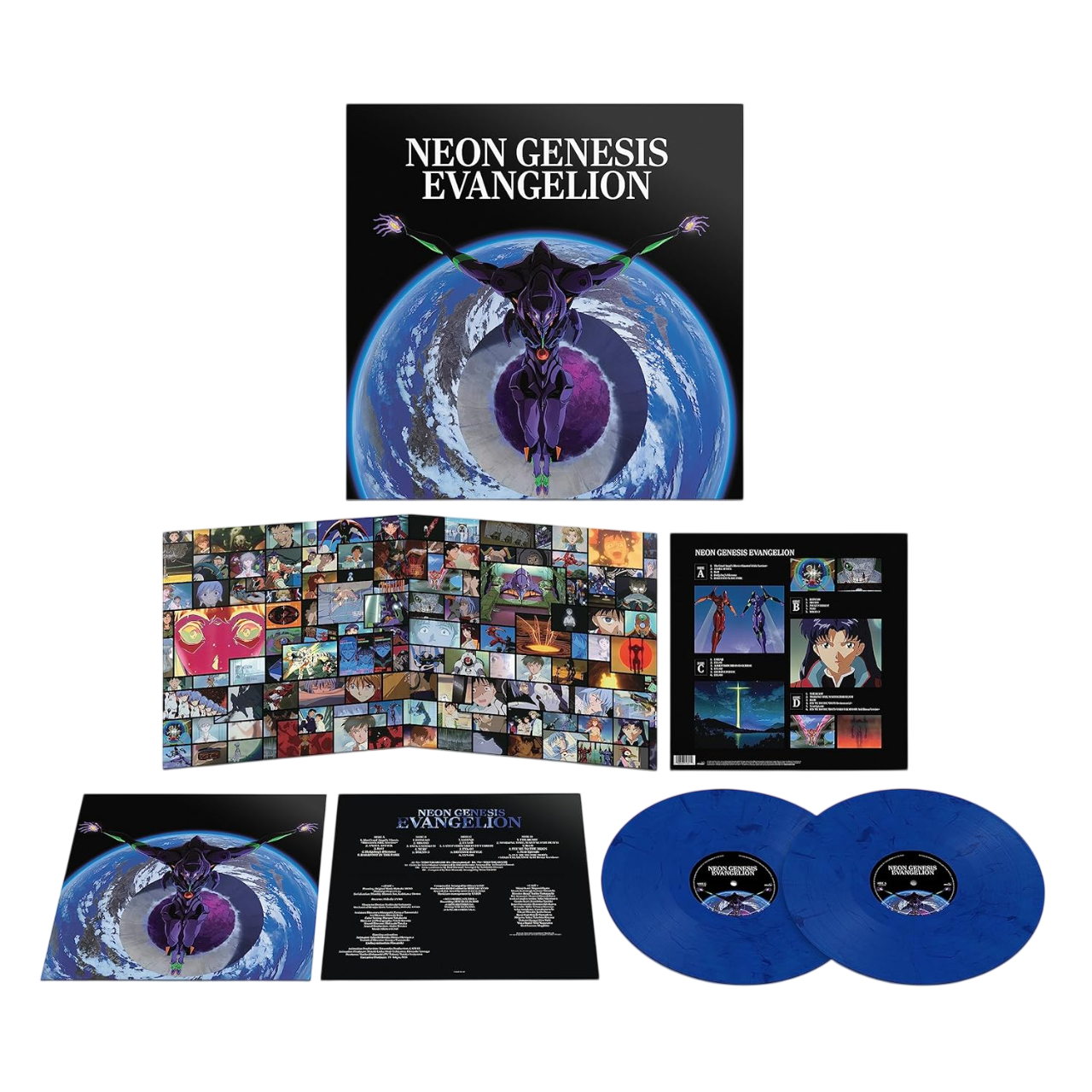 SHIRO SAGISU – Neon Genesis Evangelion OST 2xLP (smoky blue vinyl)