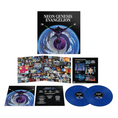 SHIRO SAGISU – Neon Genesis Evangelion OST 2xLP (smoky blue vinyl)