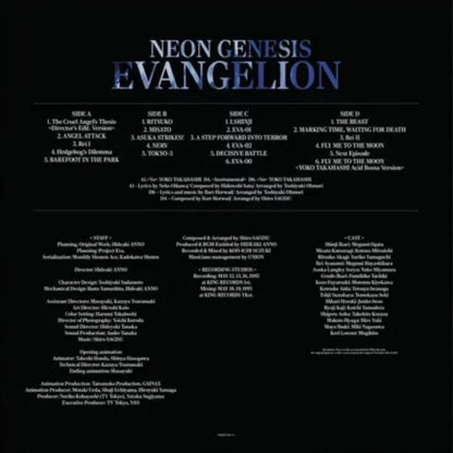 SHIRO SAGISU – Neon Genesis Evangelion OST 2xLP (smoky blue vinyl)