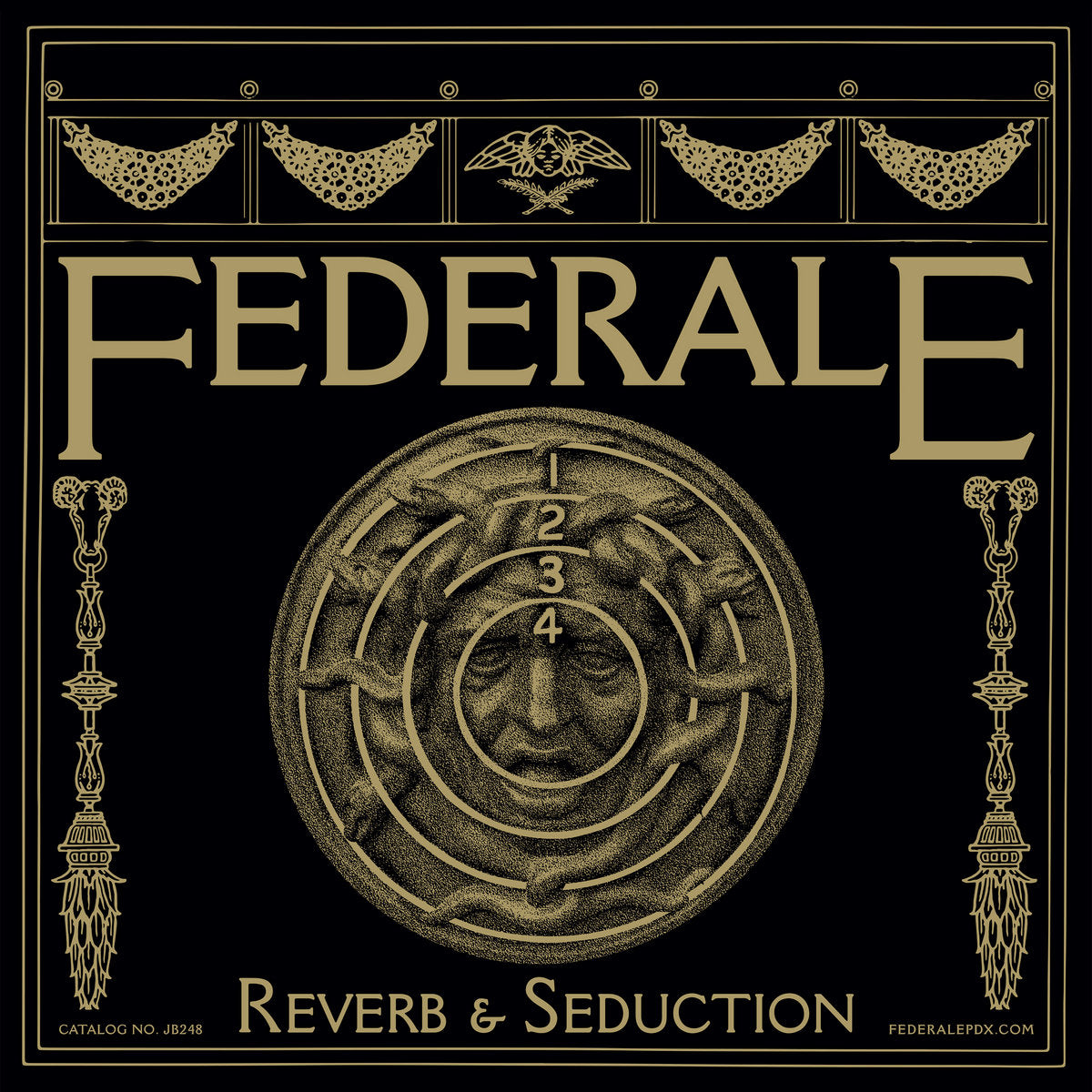 FEDERALE – Reverb & Seduction LP (burgundy vinyl)