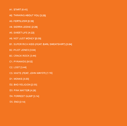 FRANK OCEAN – Channel Orange 2xLP (color vinyl)