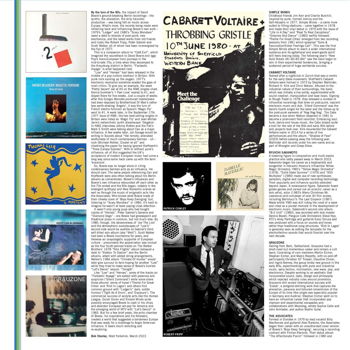 V/A – Bob Stanley & Jason Wood Present: Fantastic Voyage • New Sounds For The European Canon 1977 - 1981 LP