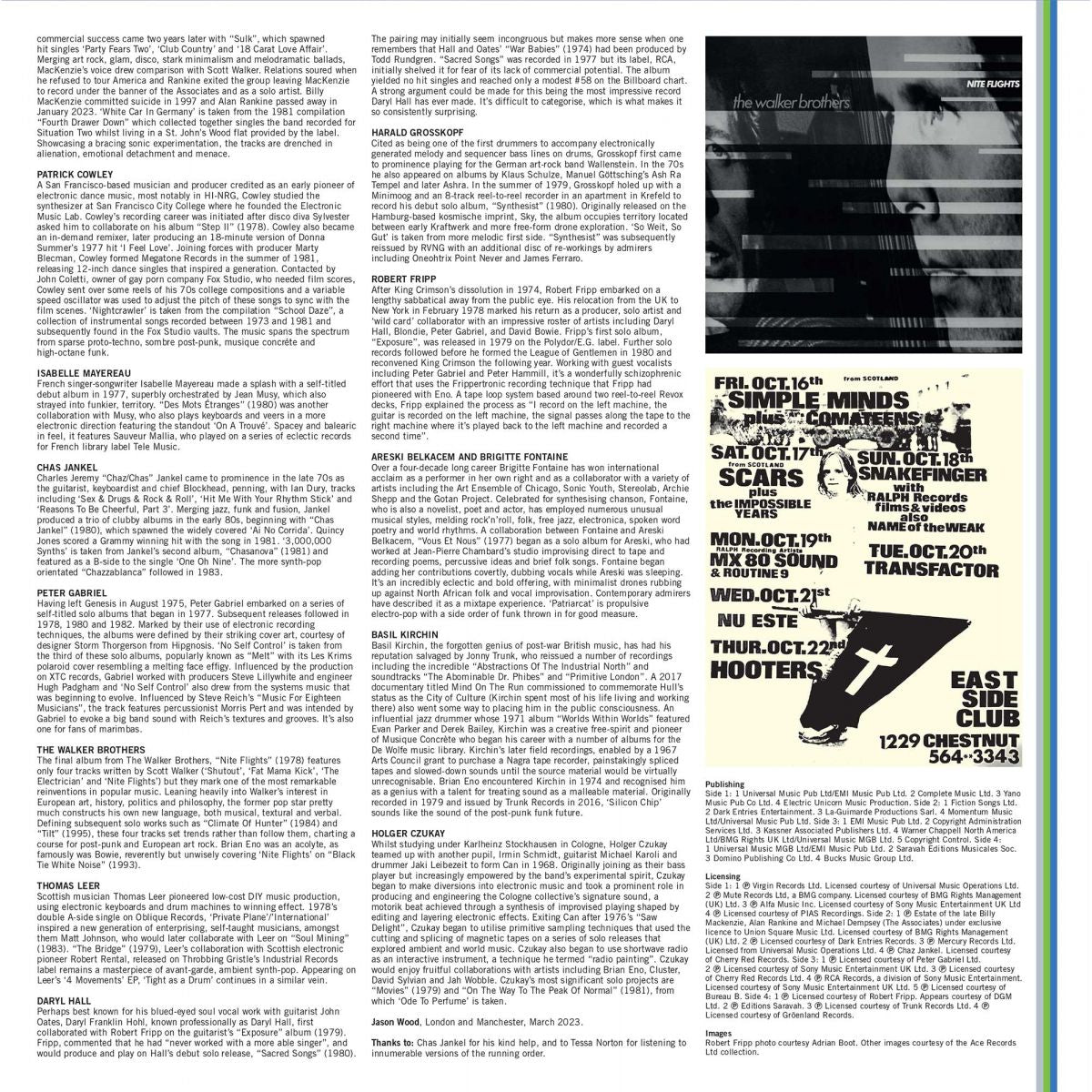 V/A – Bob Stanley & Jason Wood Present: Fantastic Voyage • New Sounds For The European Canon 1977 - 1981 LP