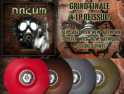 NASUM – Grind Finale 4xLP Box Set (color vinyl)