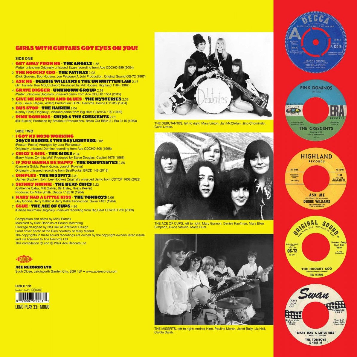 V/A – Girls With Guitars Got Eyes On You! LP (red vinyl)