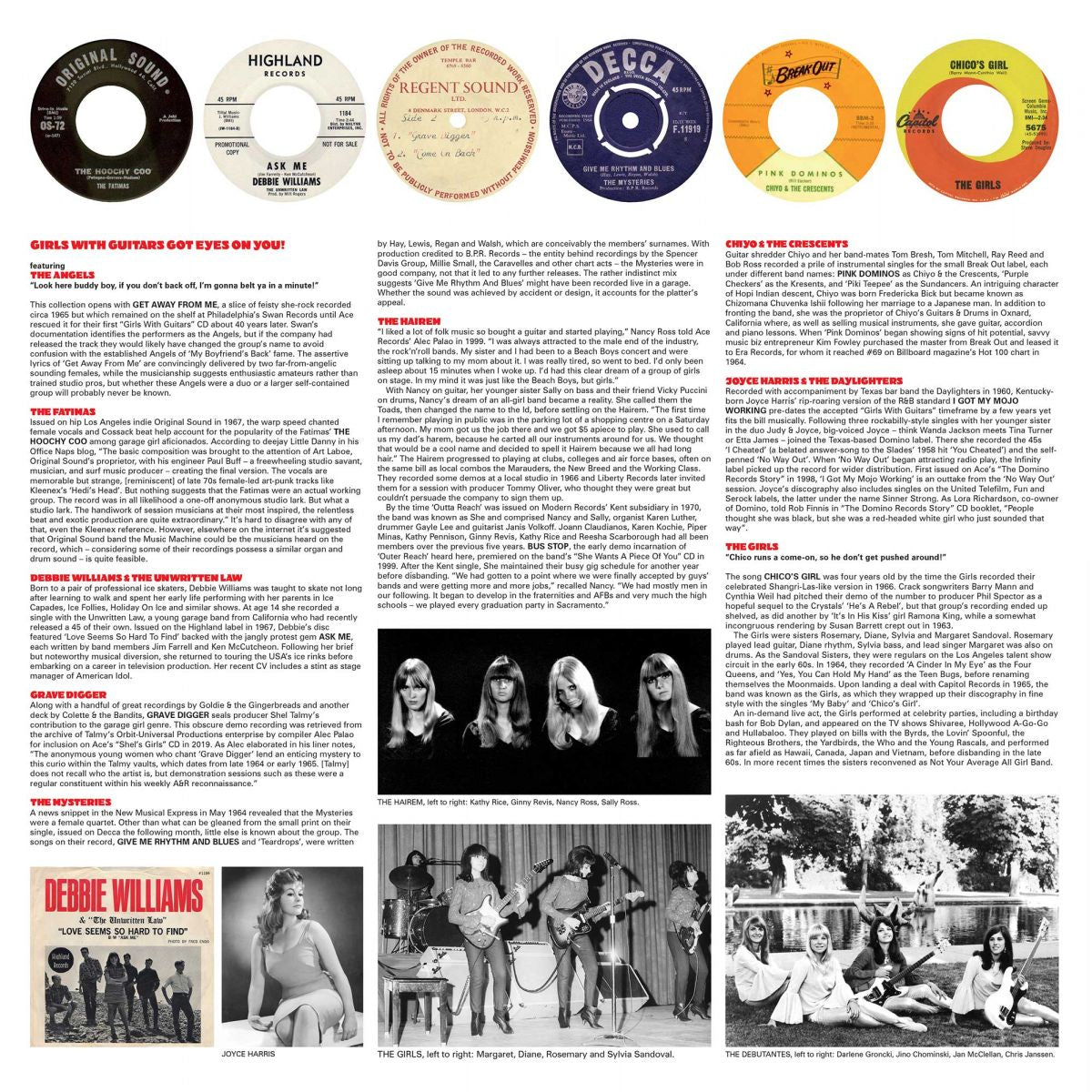 V/A – Girls With Guitars Got Eyes On You! LP (red vinyl)