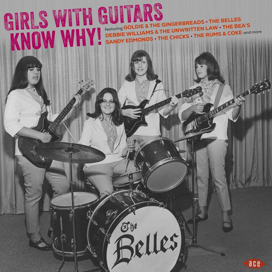 V/A – Girls With Guitars Know Why! LP (violet transparent vinyl)