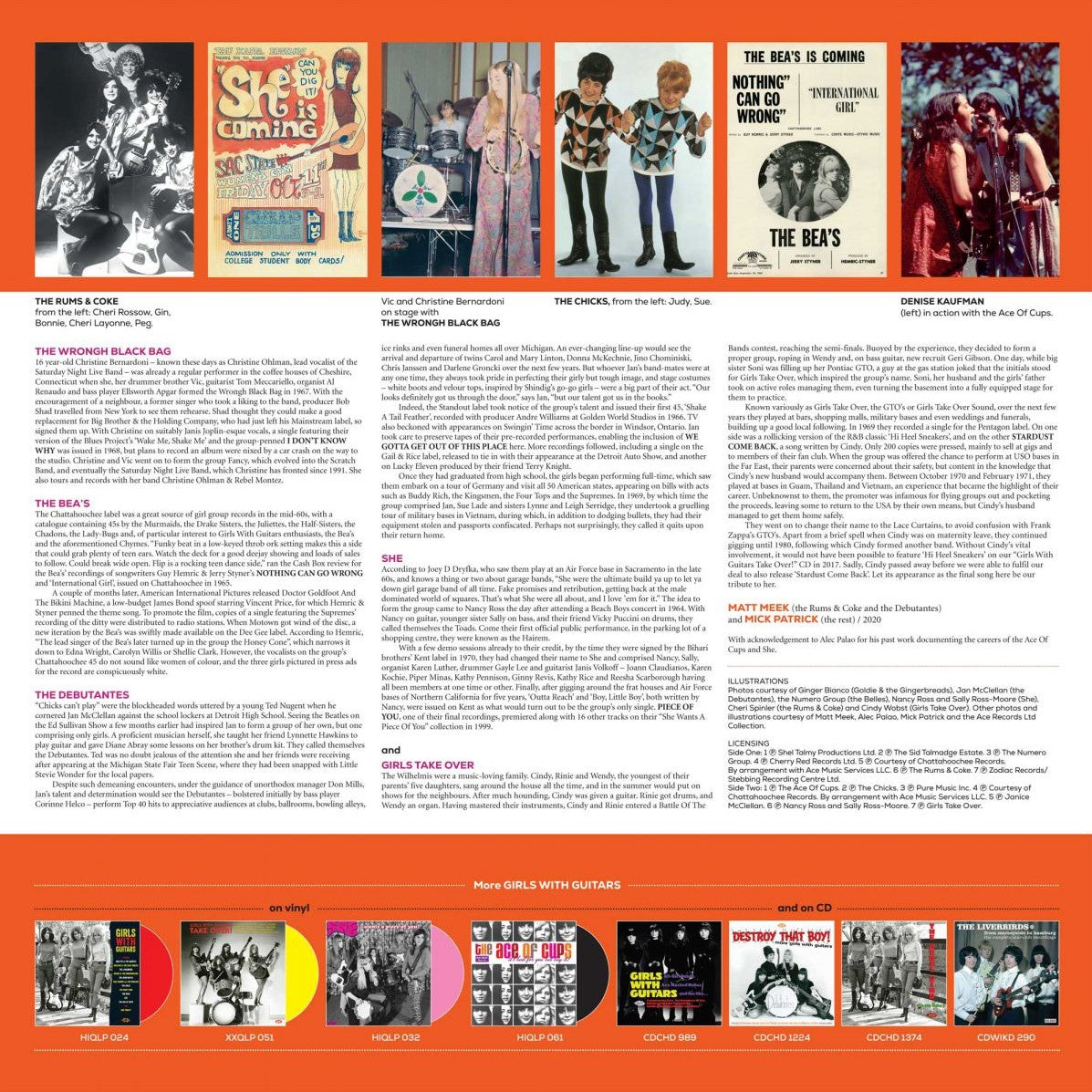 V/A – Girls With Guitars Know Why! LP (violet transparent vinyl)