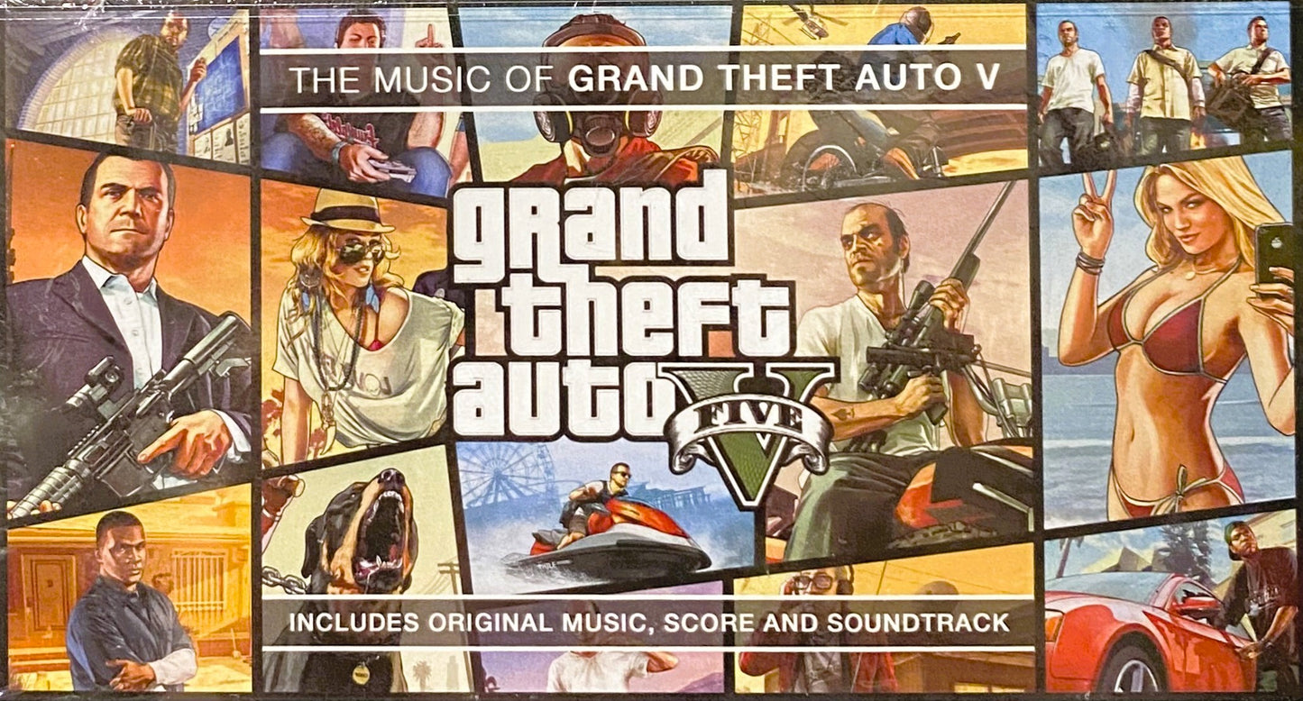 V/A – The Music Of Grand Theft Auto V 3 x Cassette Box