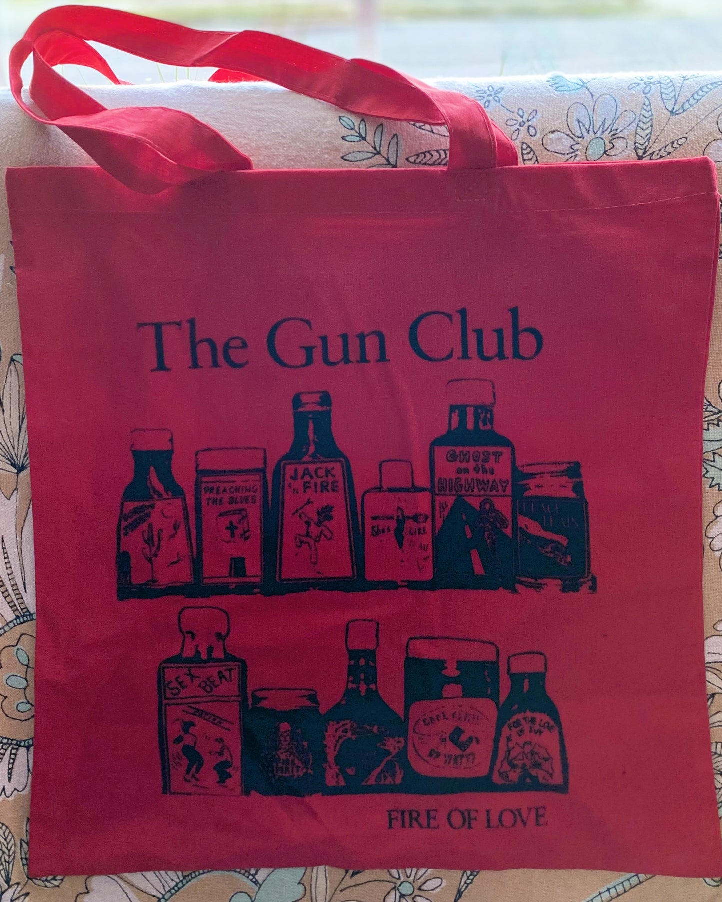 GUN CLUB | Fire Of Love Tote Bag