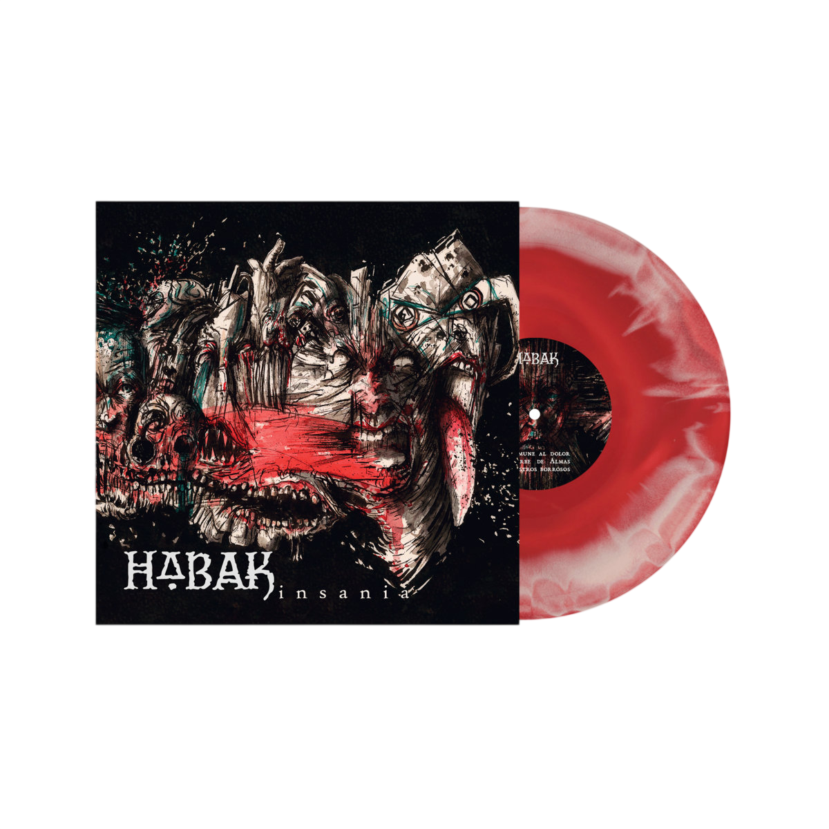 HABAK – Insania LP ("Blood & Bone Smash" vinyl)