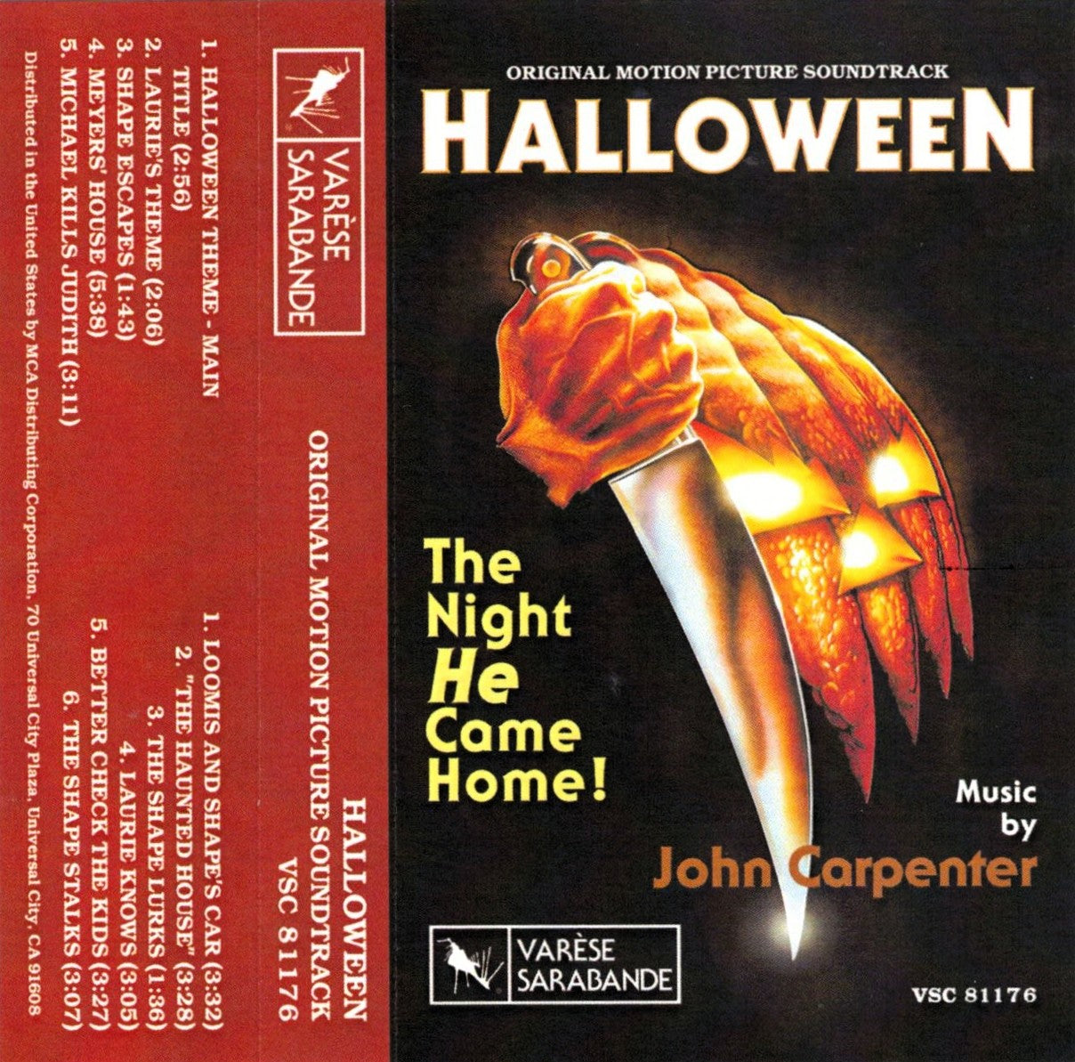 JOHN CARPENTER – Halloween OST Cassette